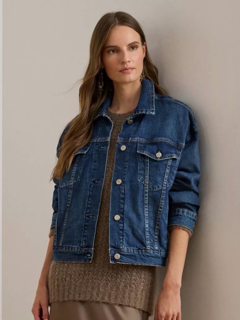 NWT Ralph Lauren Classic Denim Trucker Jacket - Women